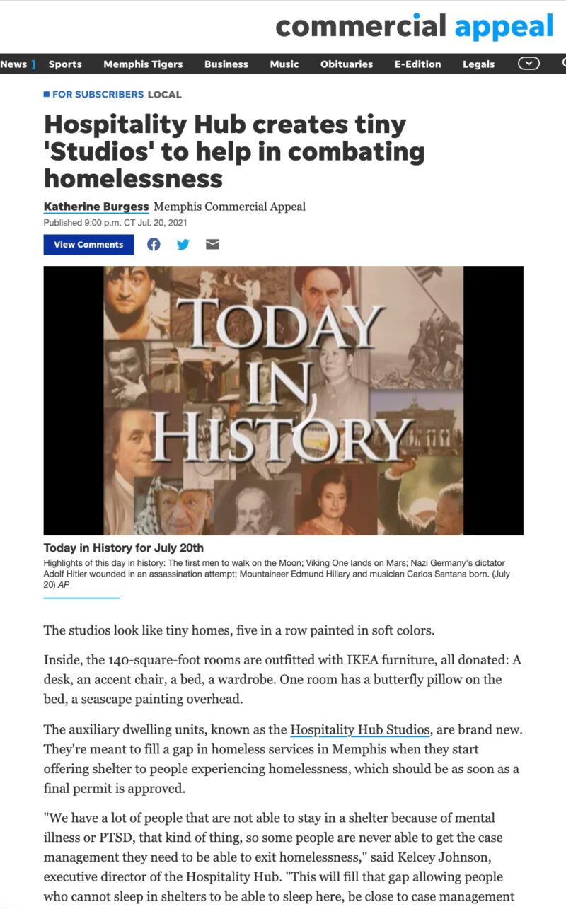 Hospitality Hub creates tiny 'Studios' to help in combating ...